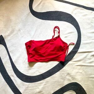 Red bikini top